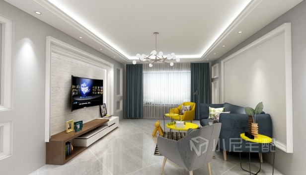 105㎡/三室兩廳一衛(wèi)/現代