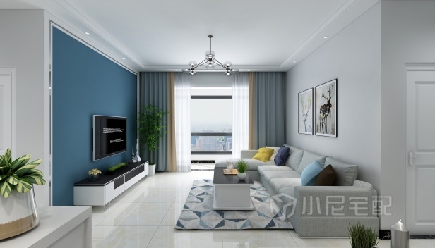 100㎡/三室兩廳一衛(wèi)/現(xiàn)代