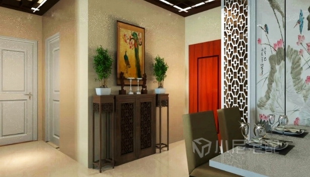 90㎡/兩室兩廳一衛(wèi)/中式