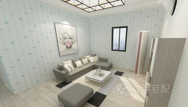 85.64㎡/兩室兩廳一衛(wèi)/簡約