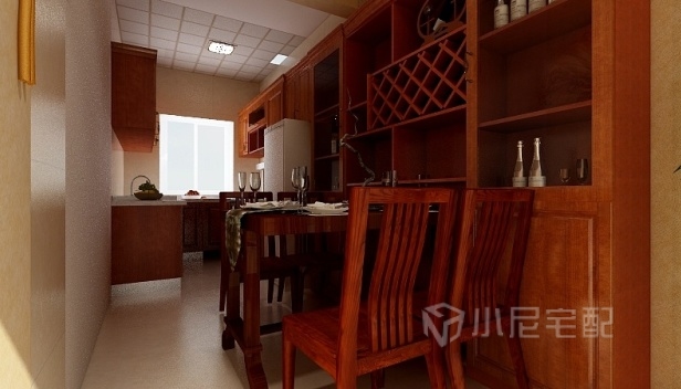 138㎡/三室兩廳兩衛(wèi)/中式