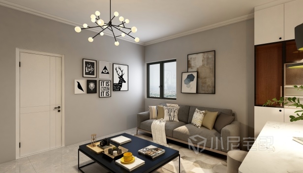 89㎡/兩室一廳一衛(wèi)/現(xiàn)代