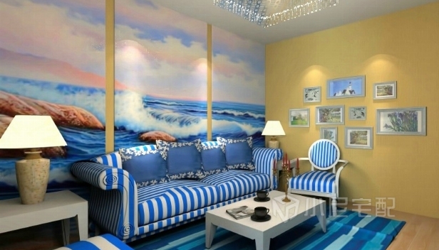 114㎡/三室兩廳一衛(wèi)/地中海