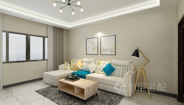 64.64㎡/兩室兩廳一衛(wèi)/現(xiàn)代