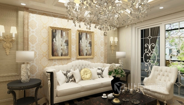 106㎡/兩室兩廳一衛(wèi)/歐式