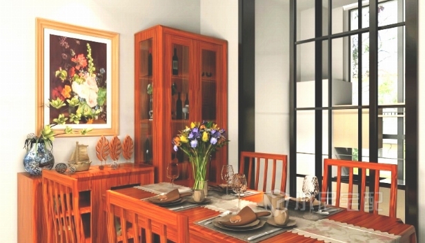 115.2㎡/三室兩廳一衛(wèi)/混搭