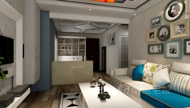 90㎡/兩室一廳一衛(wèi)/現(xiàn)代