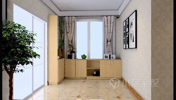 125㎡/三室兩廳兩衛(wèi)/簡約