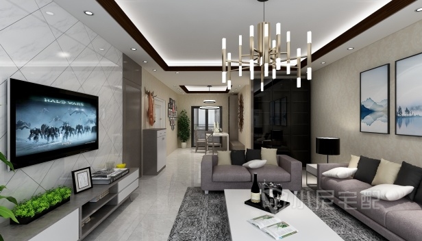 140㎡/三室兩廳兩衛(wèi)/現(xiàn)代