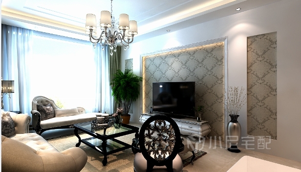 96㎡/兩室兩廳一衛(wèi)/簡約