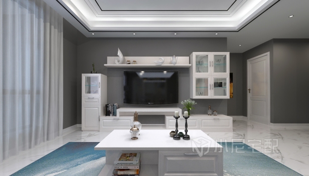 95㎡/兩室一廳一衛(wèi)/簡約