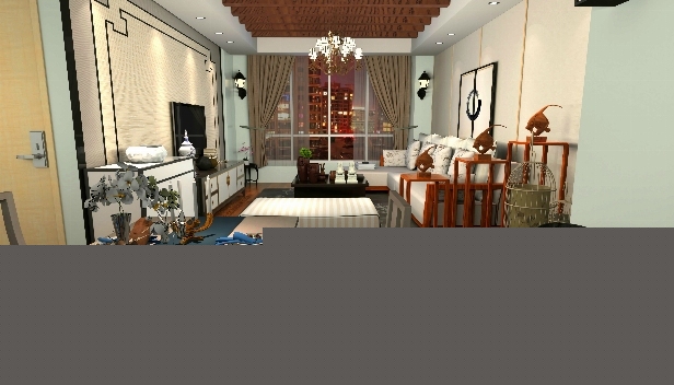 82.26㎡/兩室兩廳一衛(wèi)/中式