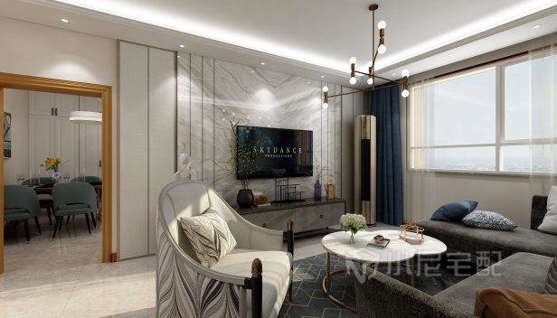 125㎡/三室兩廳一衛(wèi)/現(xiàn)代