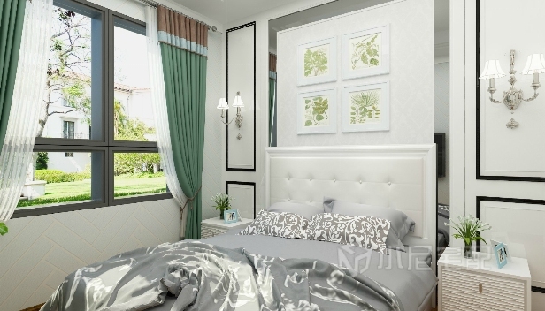 120㎡/三室一廳一衛(wèi)/地中海