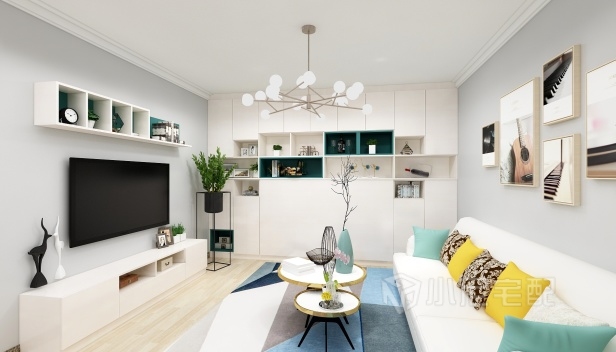 84㎡/兩室一廳一衛(wèi)/現代