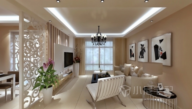 85㎡/兩室兩廳一衛(wèi)/簡約