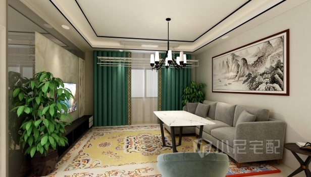 137㎡/三室一廳兩衛(wèi)/現(xiàn)代