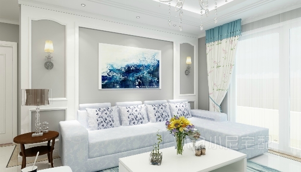 130㎡/三室一廳一衛(wèi)/簡約