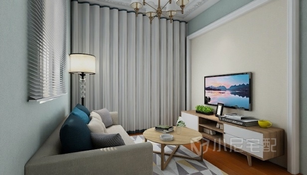 57㎡/一室兩廳一衛(wèi)/現(xiàn)代