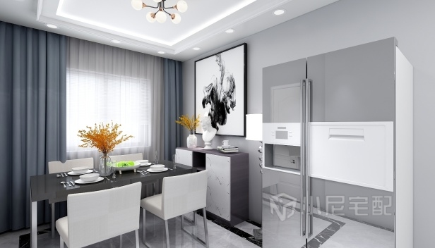 90.05㎡/三室一廳兩衛(wèi)/現(xiàn)代