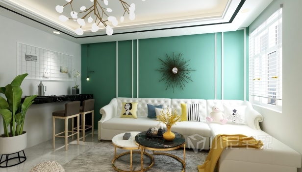 98㎡/兩室一廳一衛(wèi)/現代