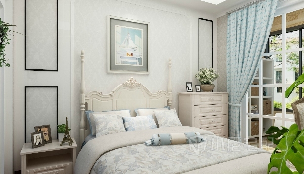 90㎡/三室一廳一衛(wèi)/歐式