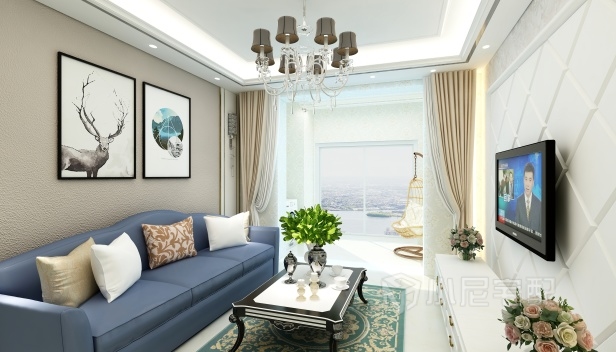 102㎡/兩室一廳一衛(wèi)/現(xiàn)代